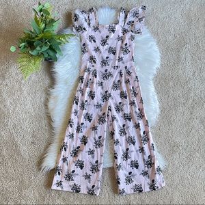 Janie and Jack Blush Floral Romper